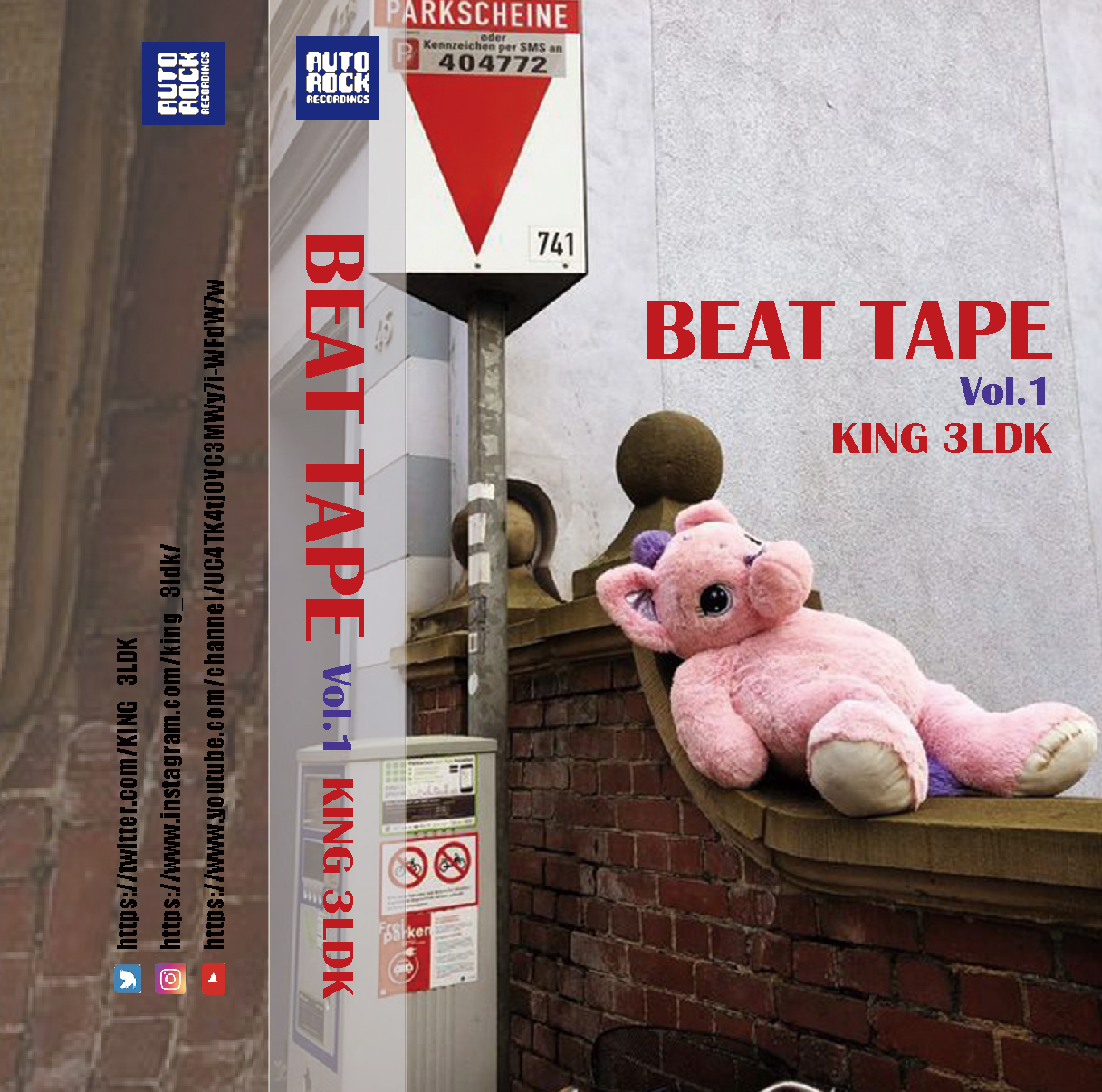 KING 3LDK (脱線3) が自身のトラックで構成したミックステープ『beat tape Vol.1』をリリース カヴァー・フォトはMOMO |  AVE | CORNER PRINTING