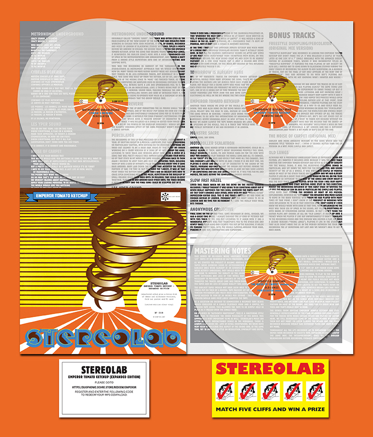 STEREOLAB ‘Emperor Tomato Ketchup’ Expanded Edition AVE CORNER PRINTING