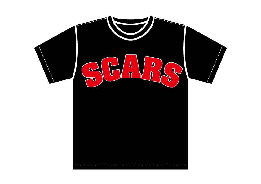 SCARS official T-shirt Black