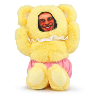Aphex Twin Donkey Rhubarb Teddy Bear (Lemon)
