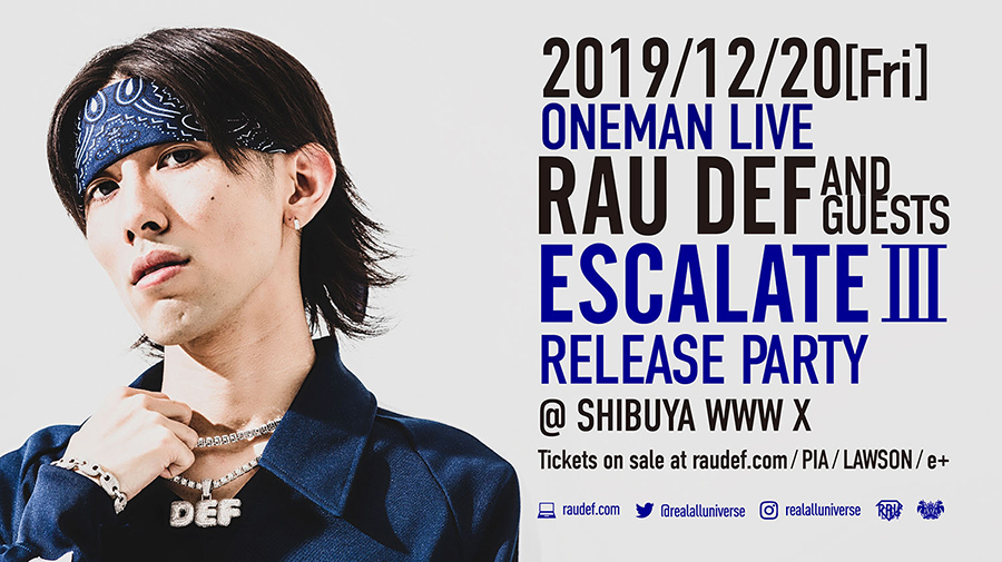 RAU DEF One Man Live 'ESCALATE III' Release Party