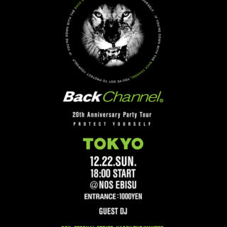 BackChannel®︎ 20th Anniversary Party Tour Tokyo