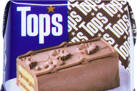 チロルチョコ が トップス とコラボレーション チロルチョコ チョコレートケーキ 発売 Ave Corner Printing