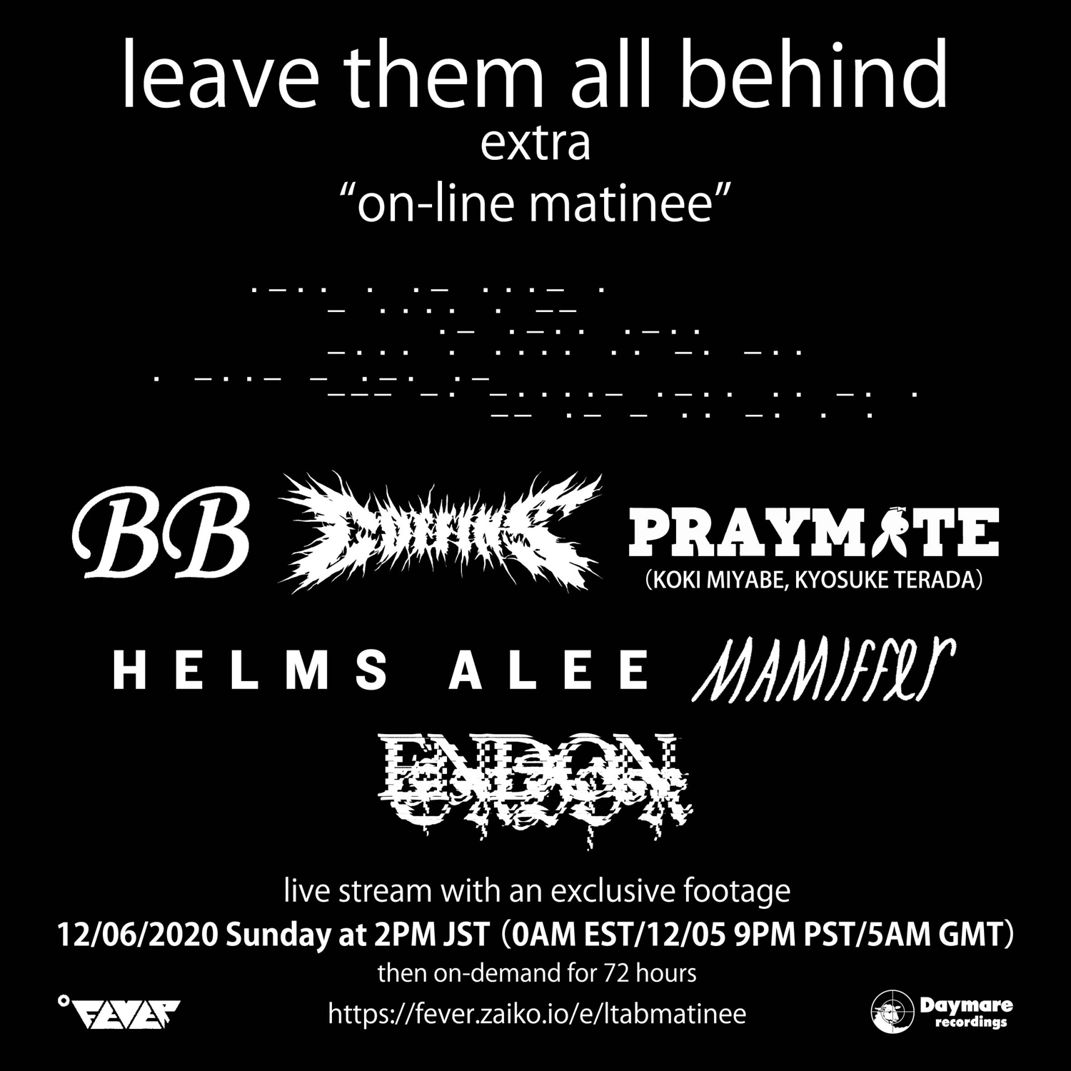 leave them all behind extra "on-line matinee"