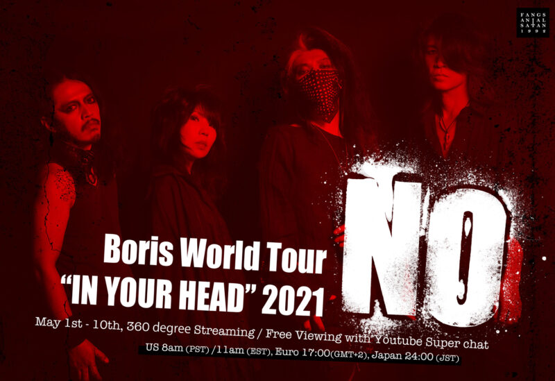 Boris "NO" World Tour in Your Head 2021