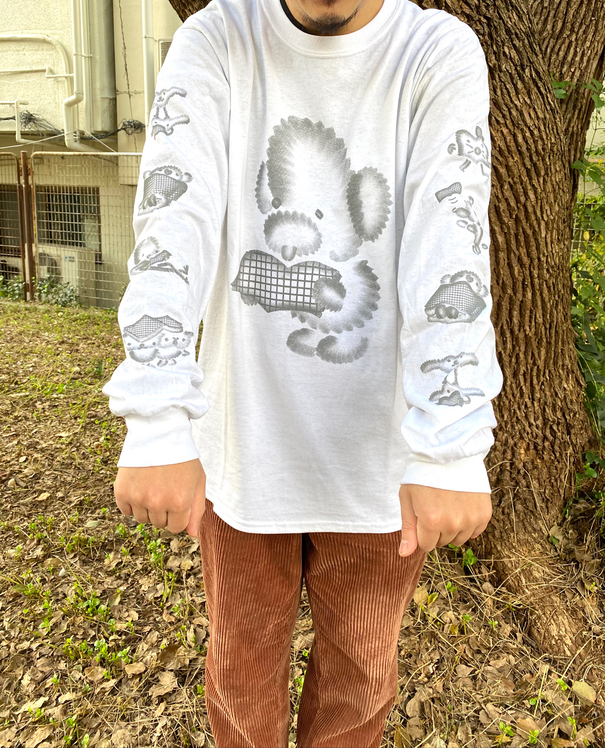 約100人のブックカバー展 ロングtシャツ Ave Corner Printing