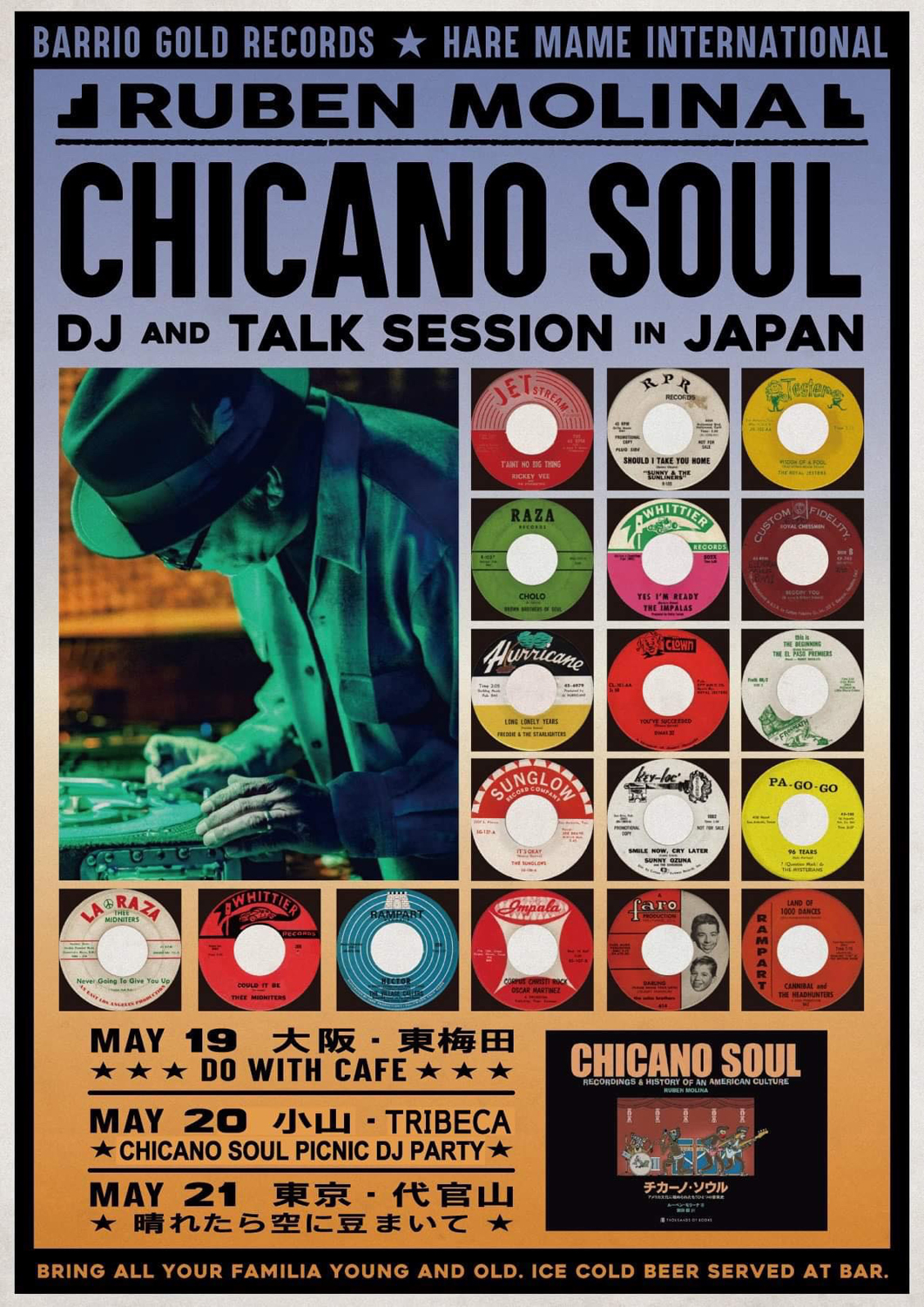 Ruben Molina "Chicano Soul DJ and Talk Session in Japan"