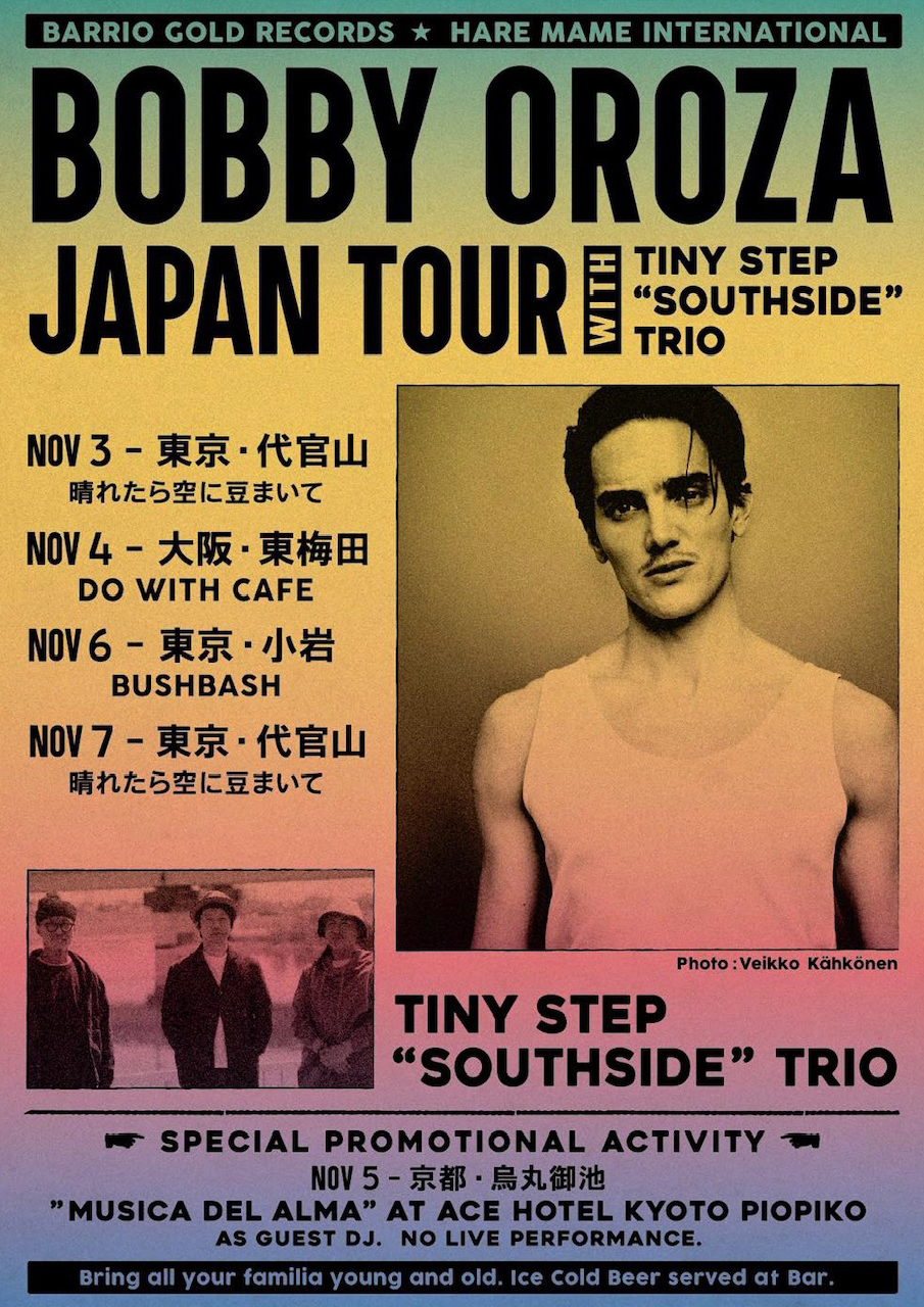 Bobby Oroza Japan Tour