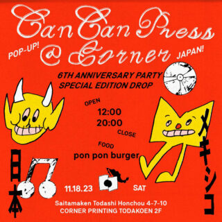 Can Can Press x CORNER BOOKS "6th Anniversary Special Pop-up"
