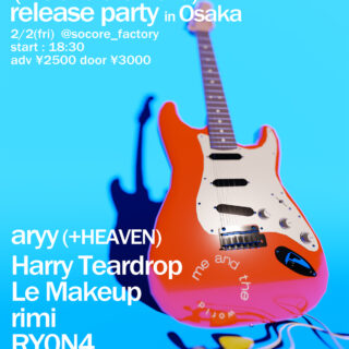 aryy "(me and the world) release party in Osaka"