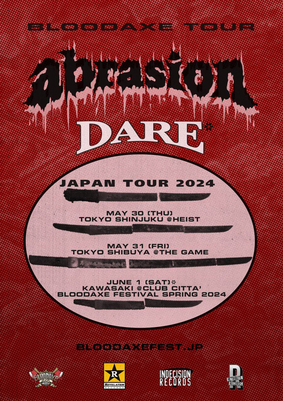 ABRASION / DARE Japan Tour 2024