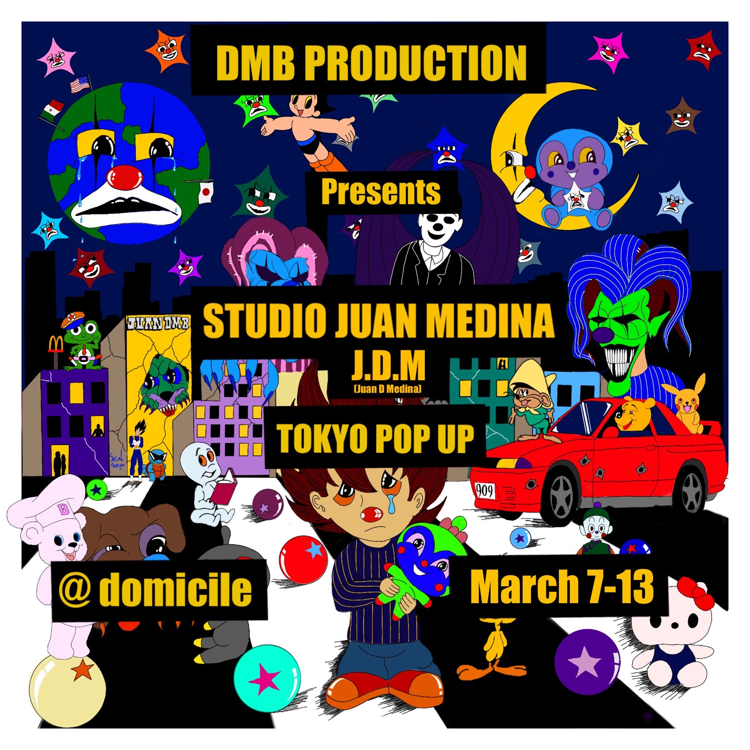 STUDIO JUAN MEDINA POP UP ART SHOW presented by DMB PRODUCTION