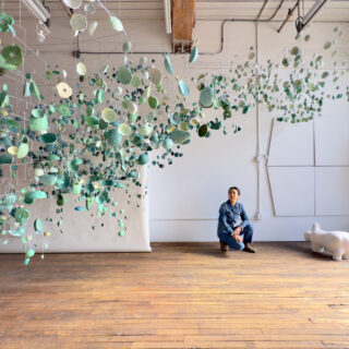 西川裕子「Green Mobiles」