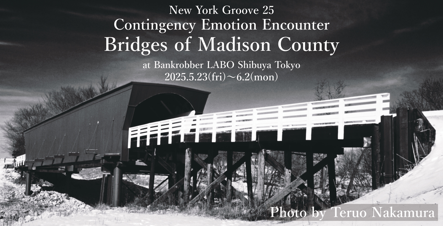 New York Groove 25 Contingency Emotion Encounter Bridges of Madison County Photo by Teruo Nakamura Exhibition