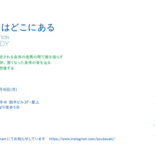 惣田紗希 個展「わたしの身体はどこにある」