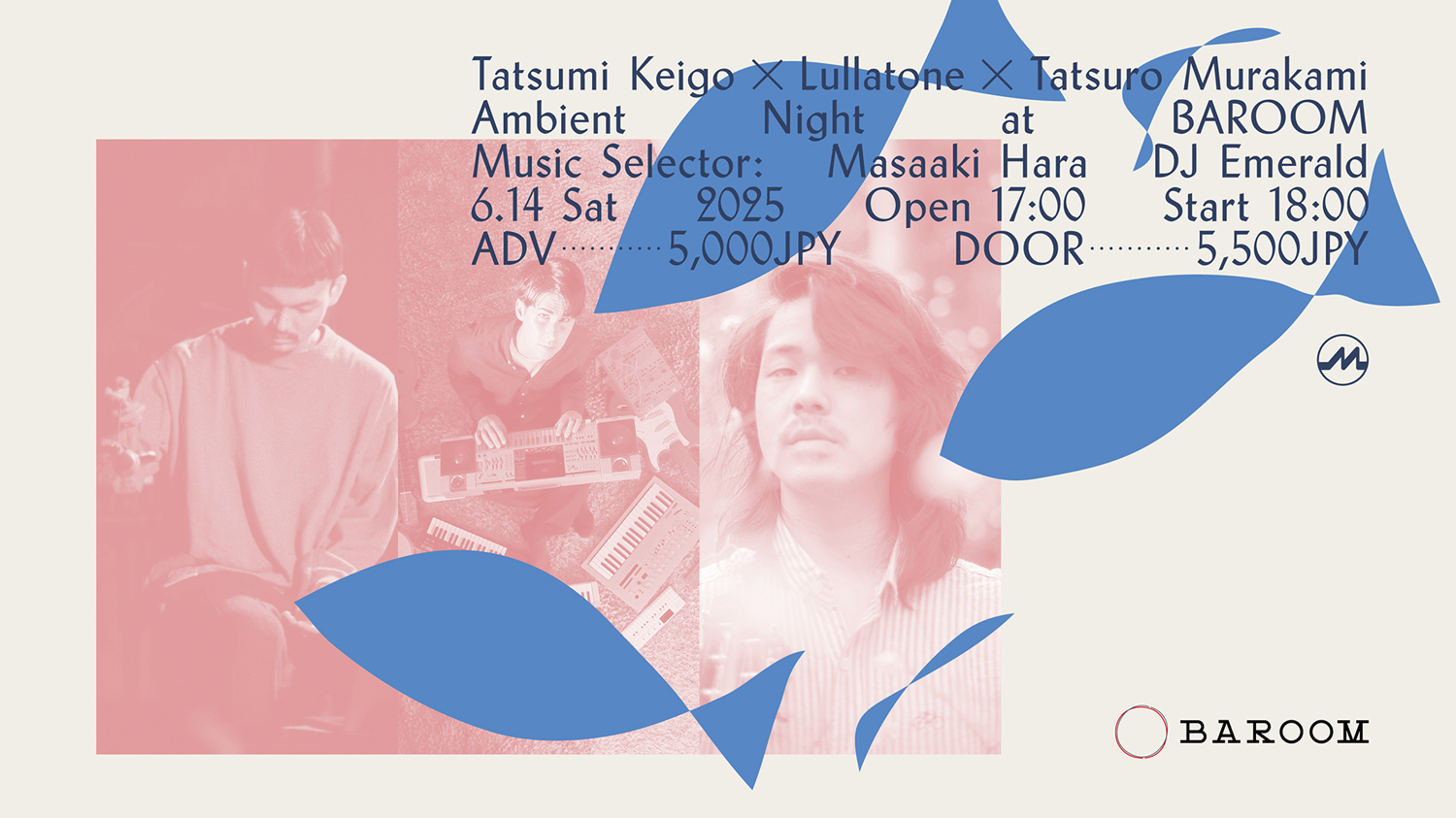 「lullatone × Tatsuro Murakami × Keigo Tatsumi "Ambient night"」
