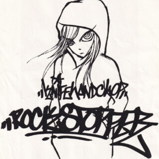 Knifehandchop 'Rockstopper' Original Drawing