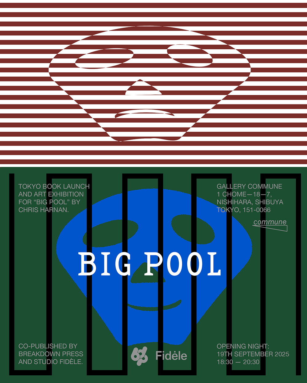 「Tokyo Book Launch & Art Exhibition For "BIG POOL" by Chris Harnan」