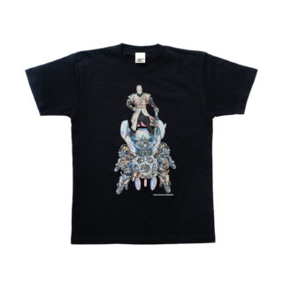 「士郎正宗の世界展」Tシャツ Black 攻殻機動隊E