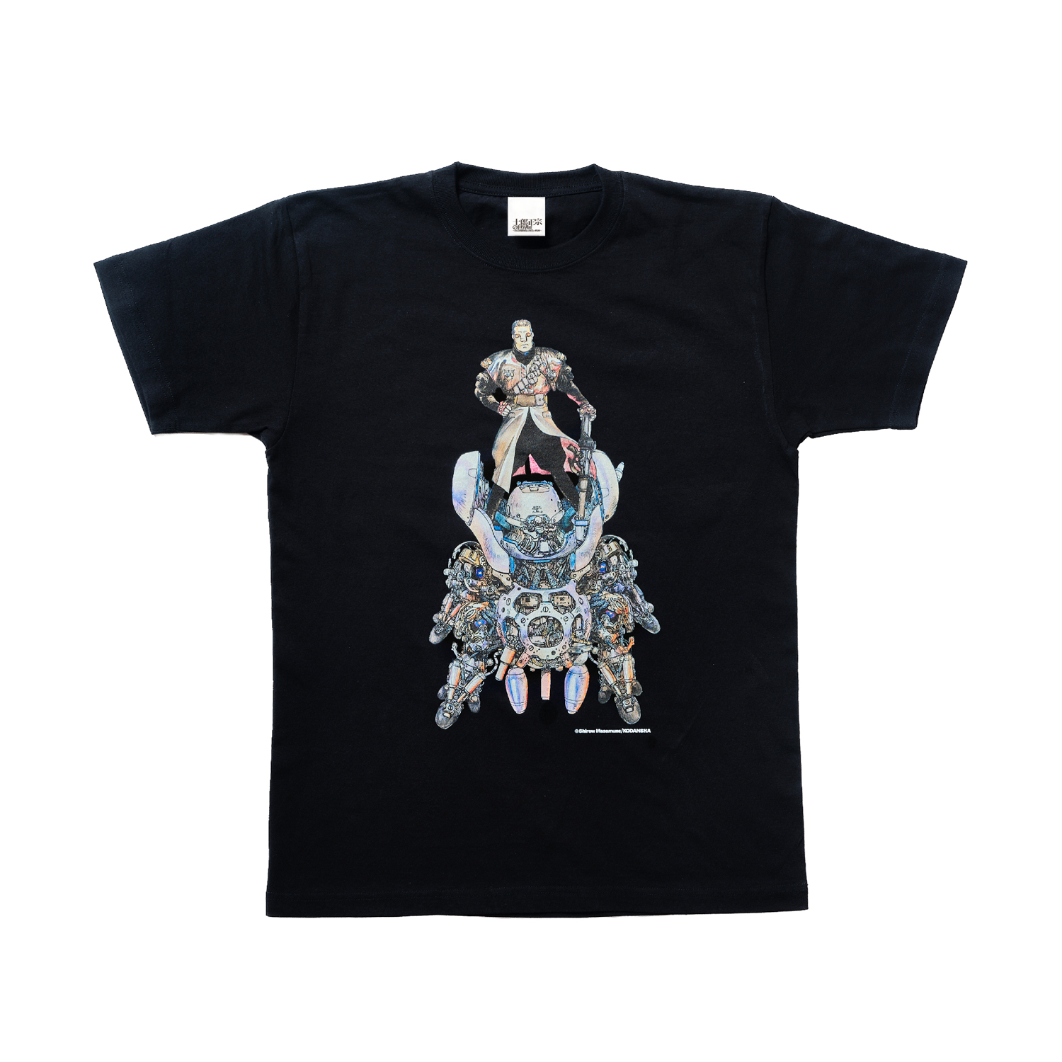 「士郎正宗の世界展」Tシャツ Black 攻殻機動隊E