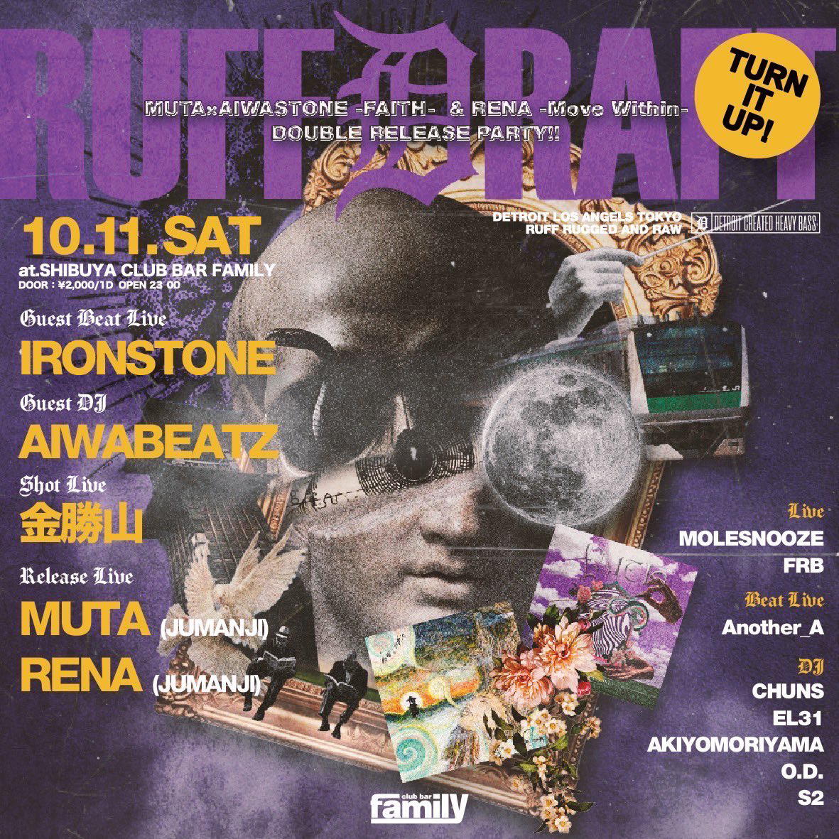 RUFF DRAFT MUTA x AIWASTONE "FAITH" / RENA "Move Within" Double Release Party