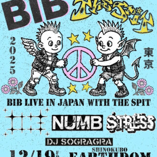Brightside Booking & CORNER PRINTING presents BIB Japan Tour 2025 with THE SPIT