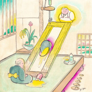 死後くん 個展「囲炉裏に囲まれて」