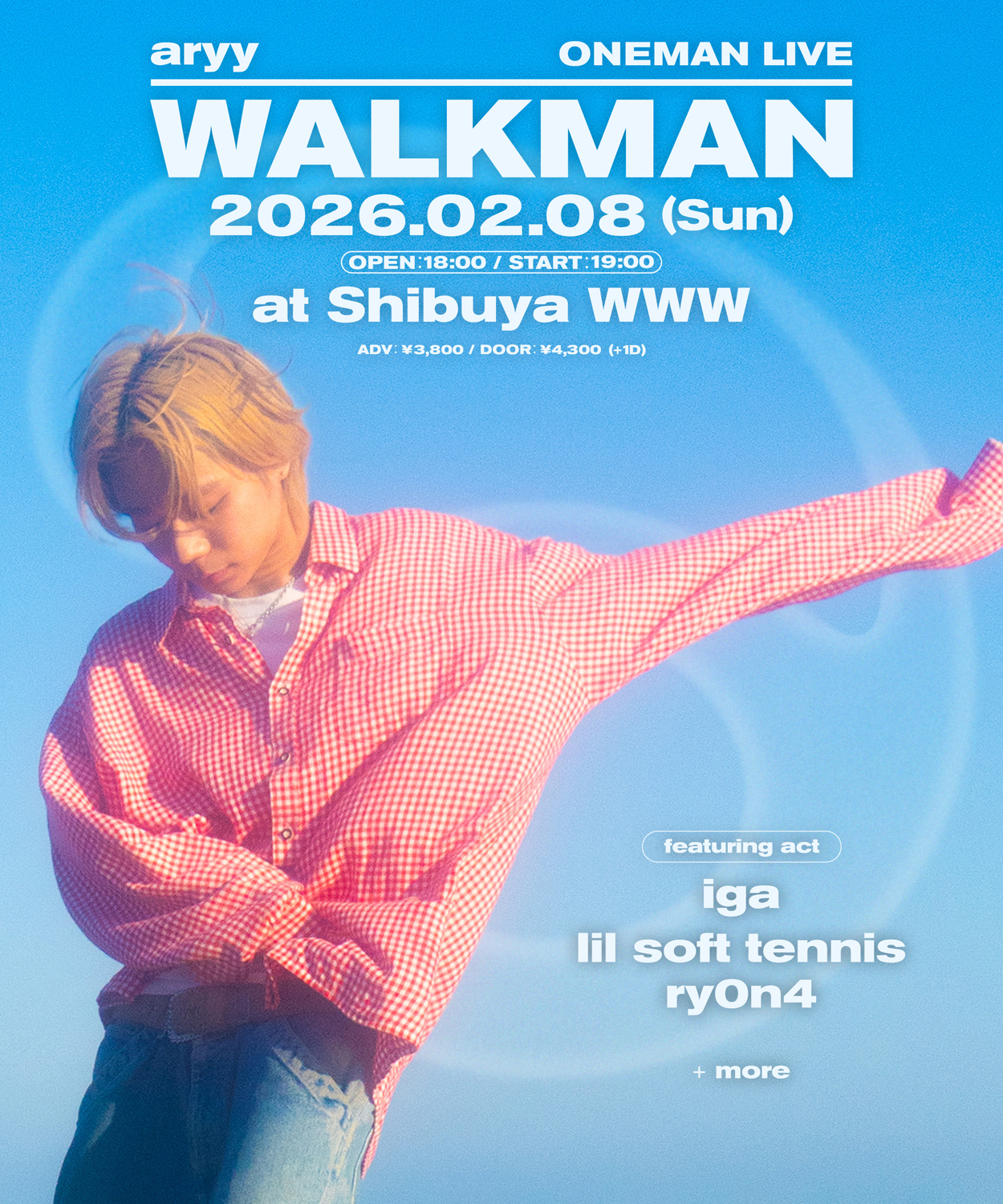 aryy ONEMAN LIVE -WALKMAN-