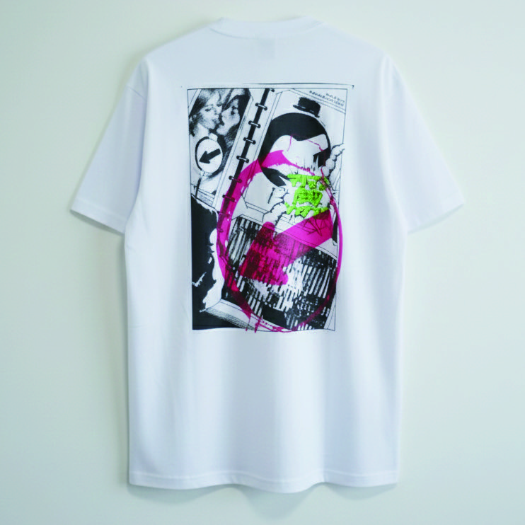 「中原昌也アートワーク Remix Tシャツコレクション」『マリ&フィフィの虐殺ソングブック』ショートスリーブ Remixed by 河村康輔