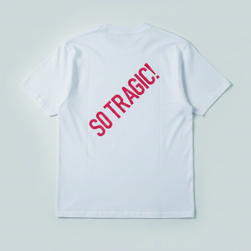 「中原昌也アートワーク Remix Tシャツコレクション」『悲惨すぎる家なき子の死』ショートスリーブ Remixed by 宇川直宏