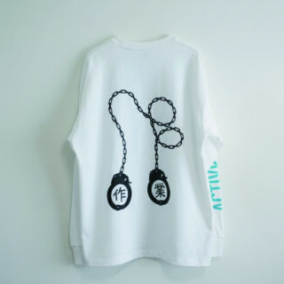 「中原昌也アートワーク Remix Tシャツコレクション」『中原昌也作業日誌 2004→2007』ロングスリーブ Remixed by 宇川直宏