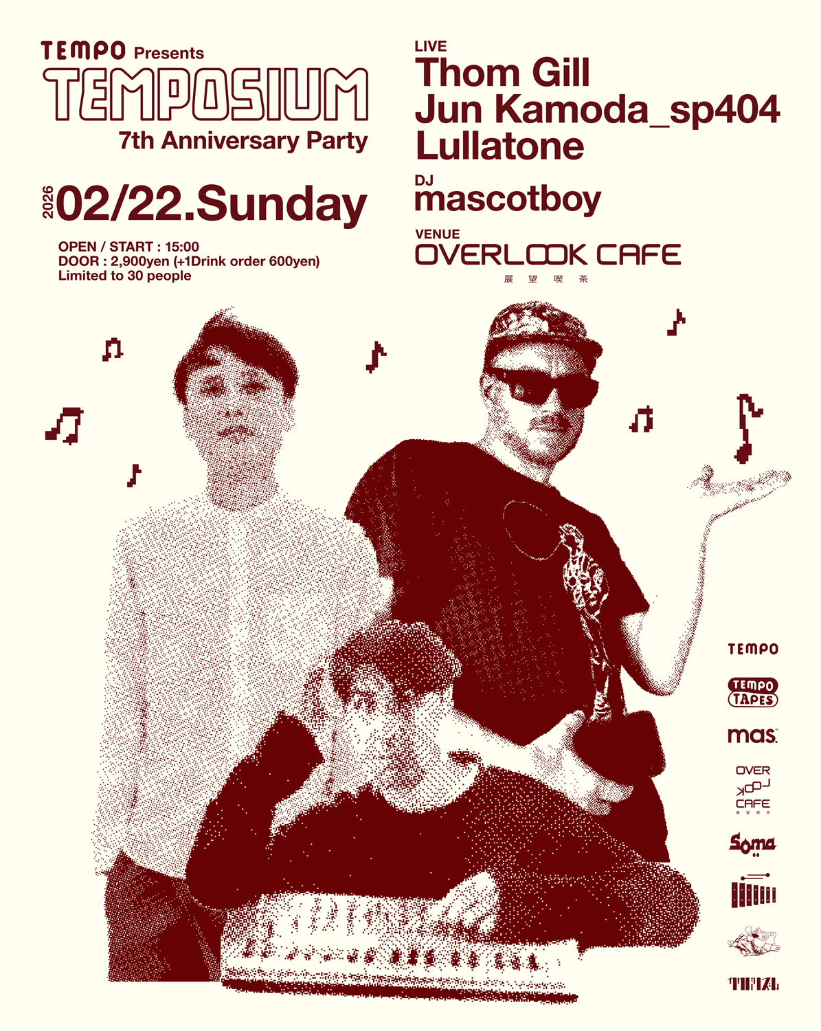 「TEMPO presents TEMPOSIUM TEMPO 7th ANNIV. PARTY」