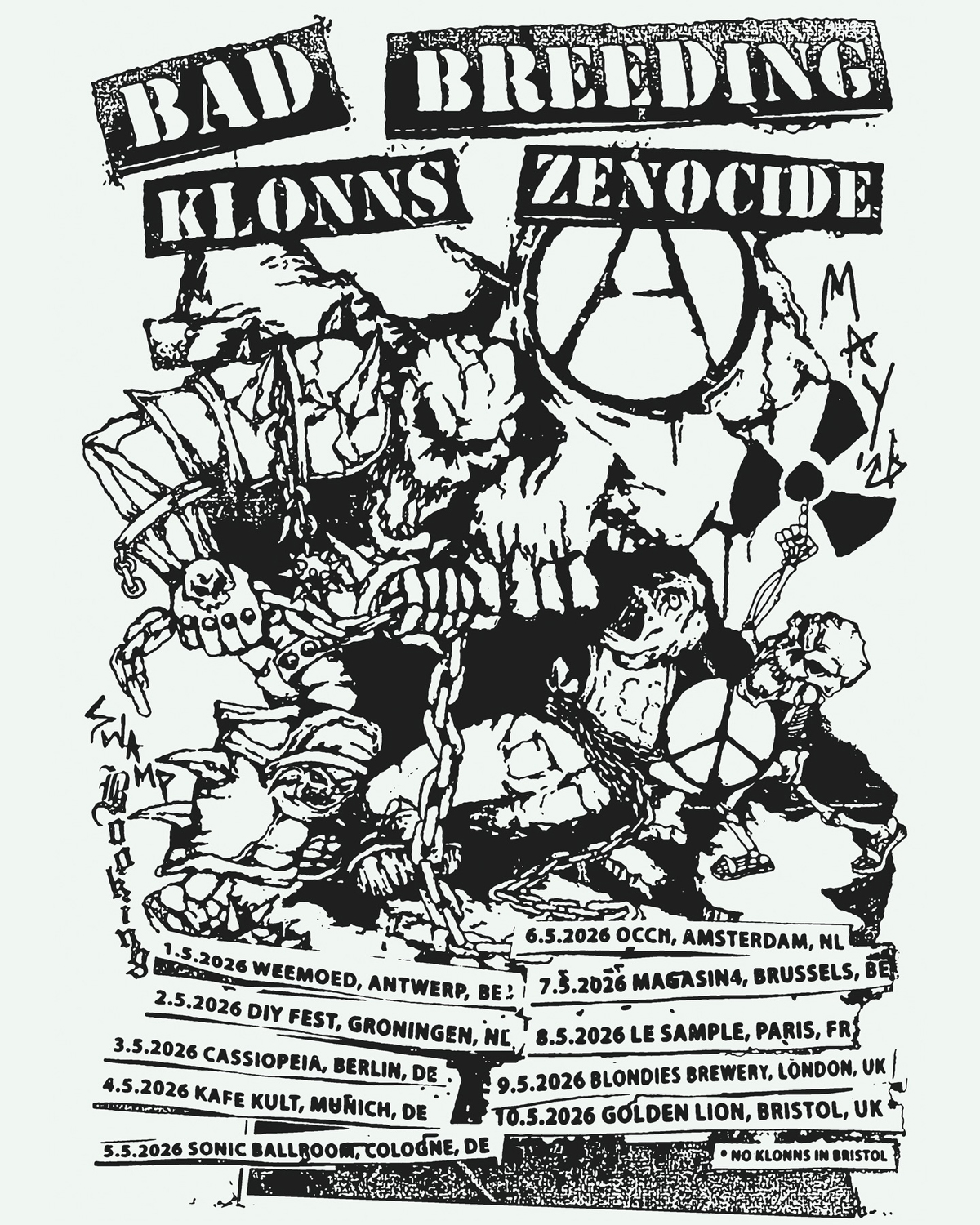 BAD BREEDING / KLONNS / ZENOCIDE