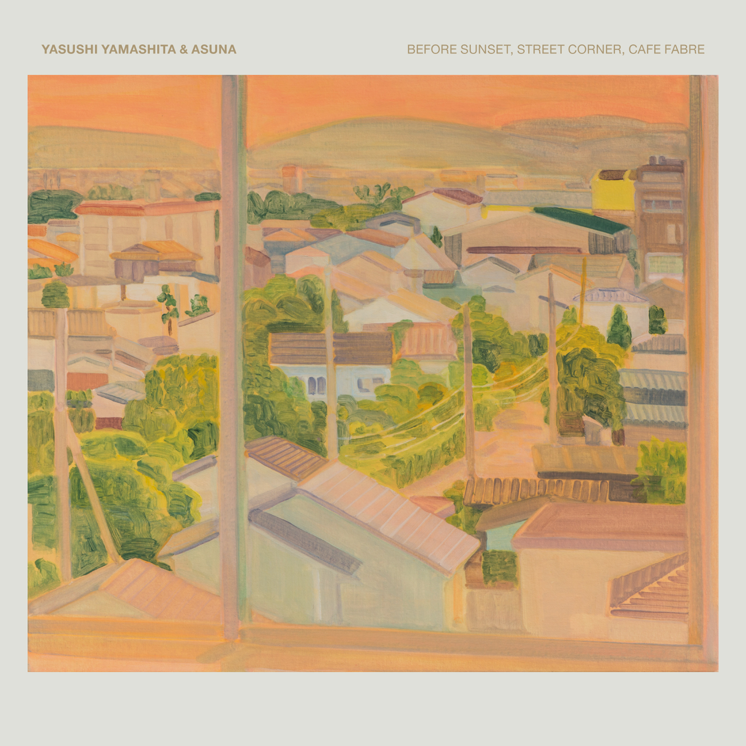 Yasushi Yamashita & ASUNA 'Before Sunset, Street Corner, Cafe Fabre'