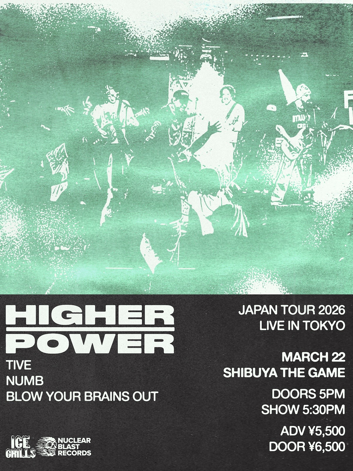 HIGHER POWER Japan Tour 2026 with TIVE