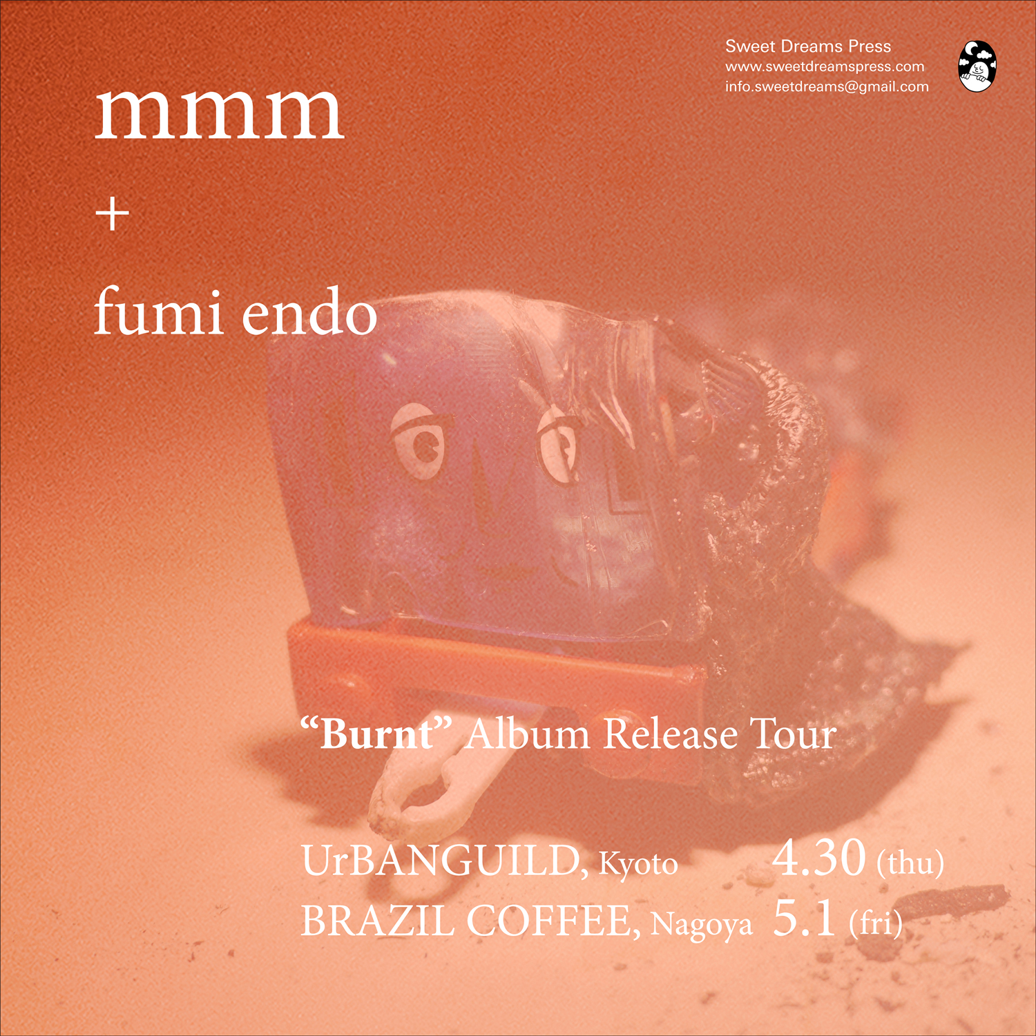 mmm + fumi endo "Burnt" Album Release Tour