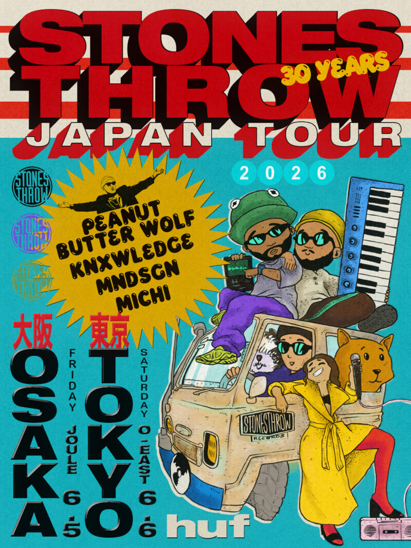 STONES THROW 30 YEARS JAPAN TOUR