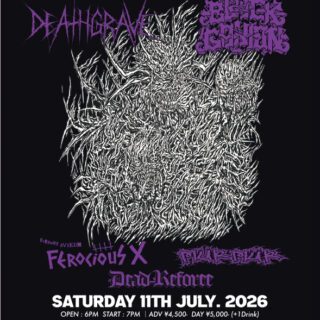 DEATHGRAVE / BLACK GANION Japan Tour 2026