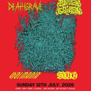 DEATHGRAVE / BLACK GANION Japan Tour 2026