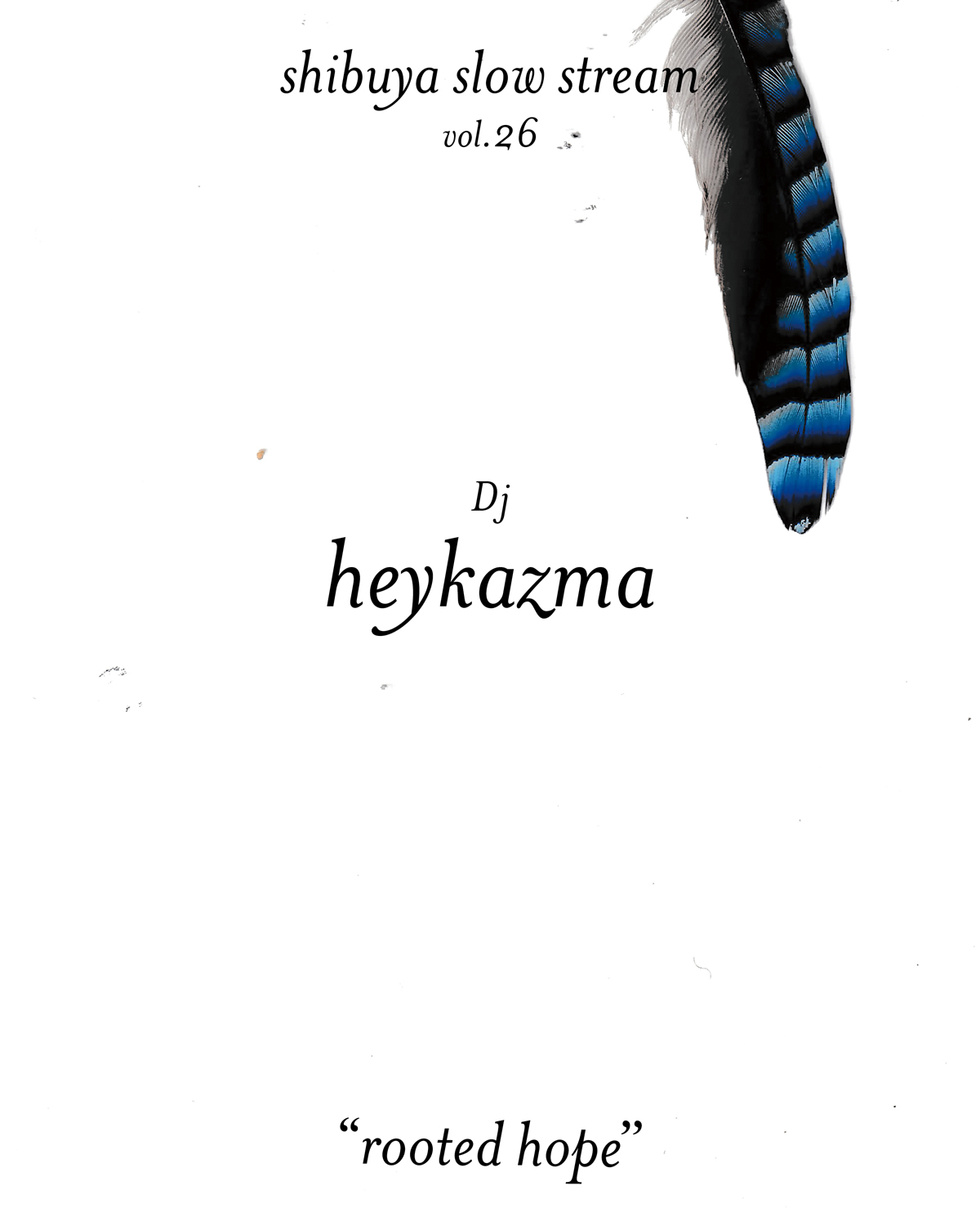 shibuya slow stream vol.26「rooted hope」 | heykazma