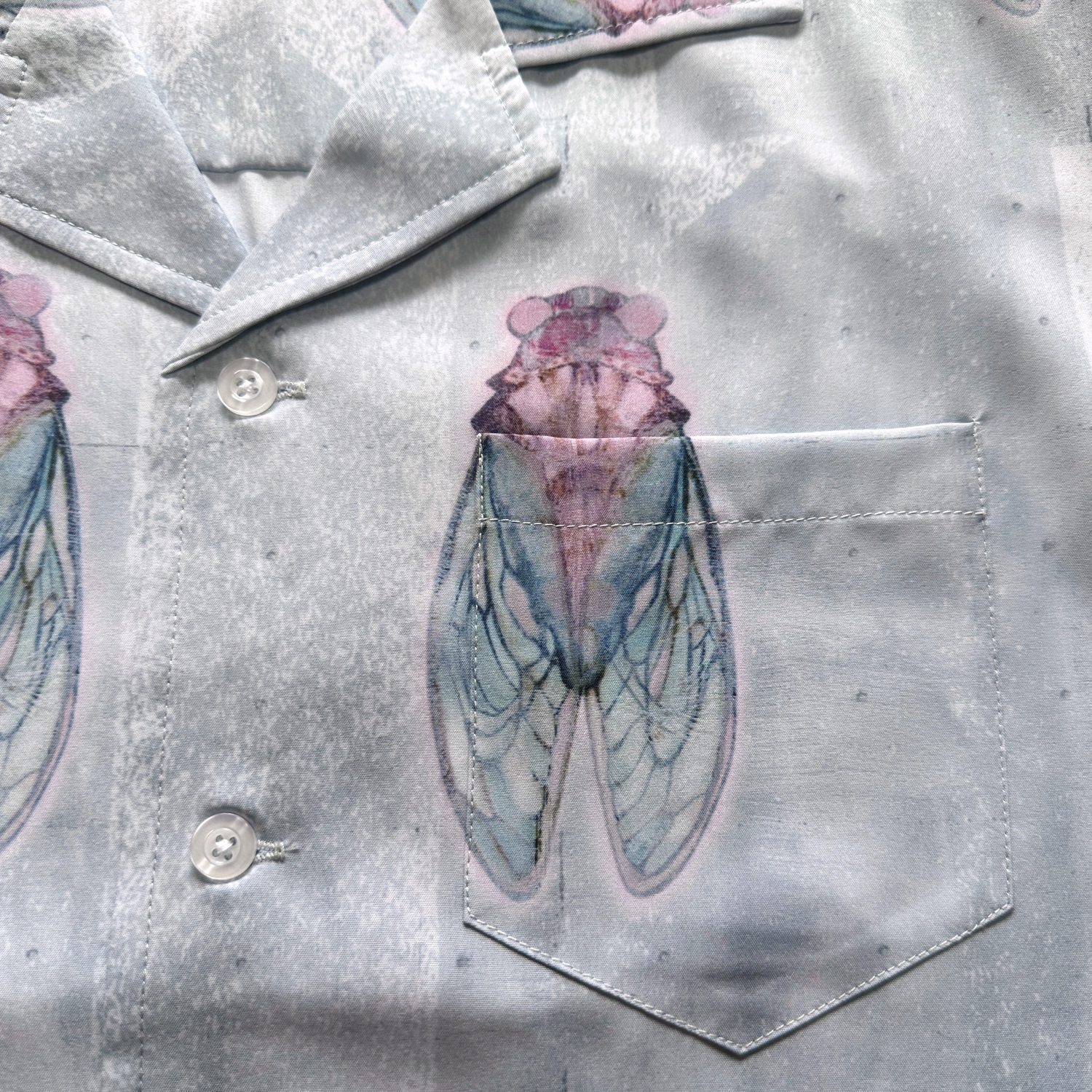 ME/ME "Emergence" Open collar shirt