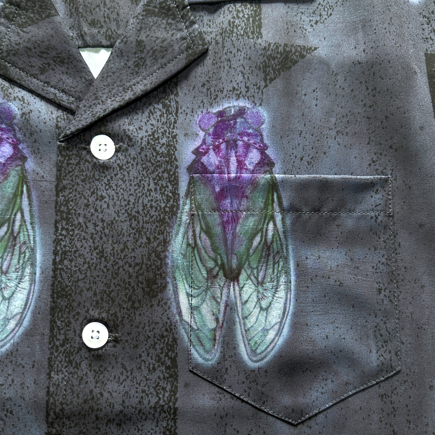 ME/ME "Emergence" Open collar shirt