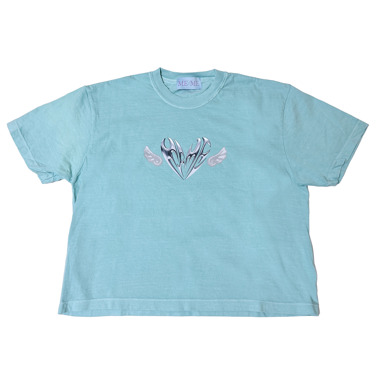 ME/ME "Heartwork" Logo cropped tee