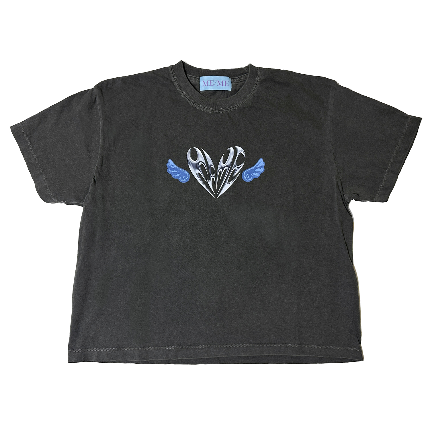 ME/ME "Heartwork" Logo cropped tee