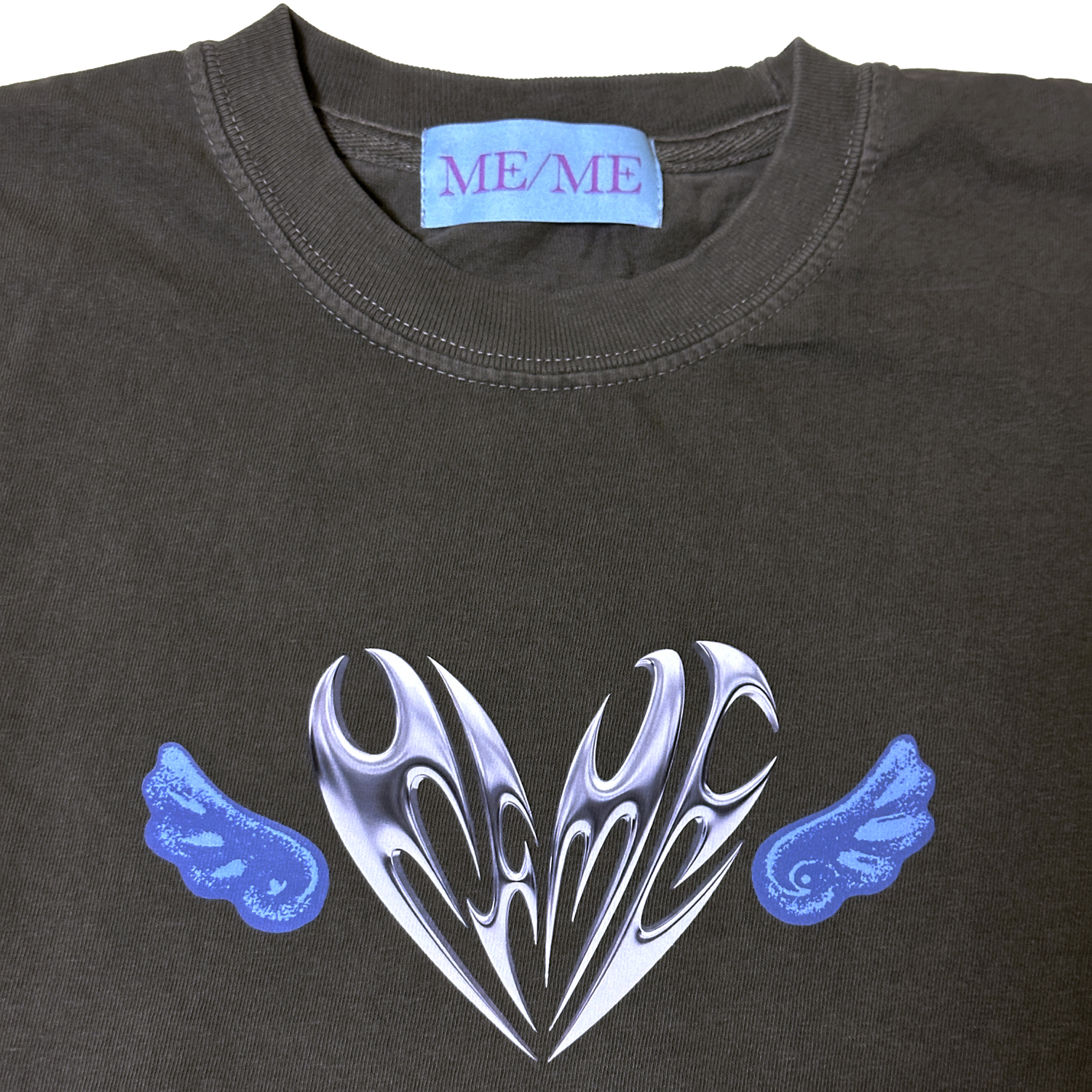 ME/ME "Heartwork" Logo cropped tee