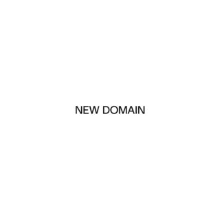 NEW DOMAIN
