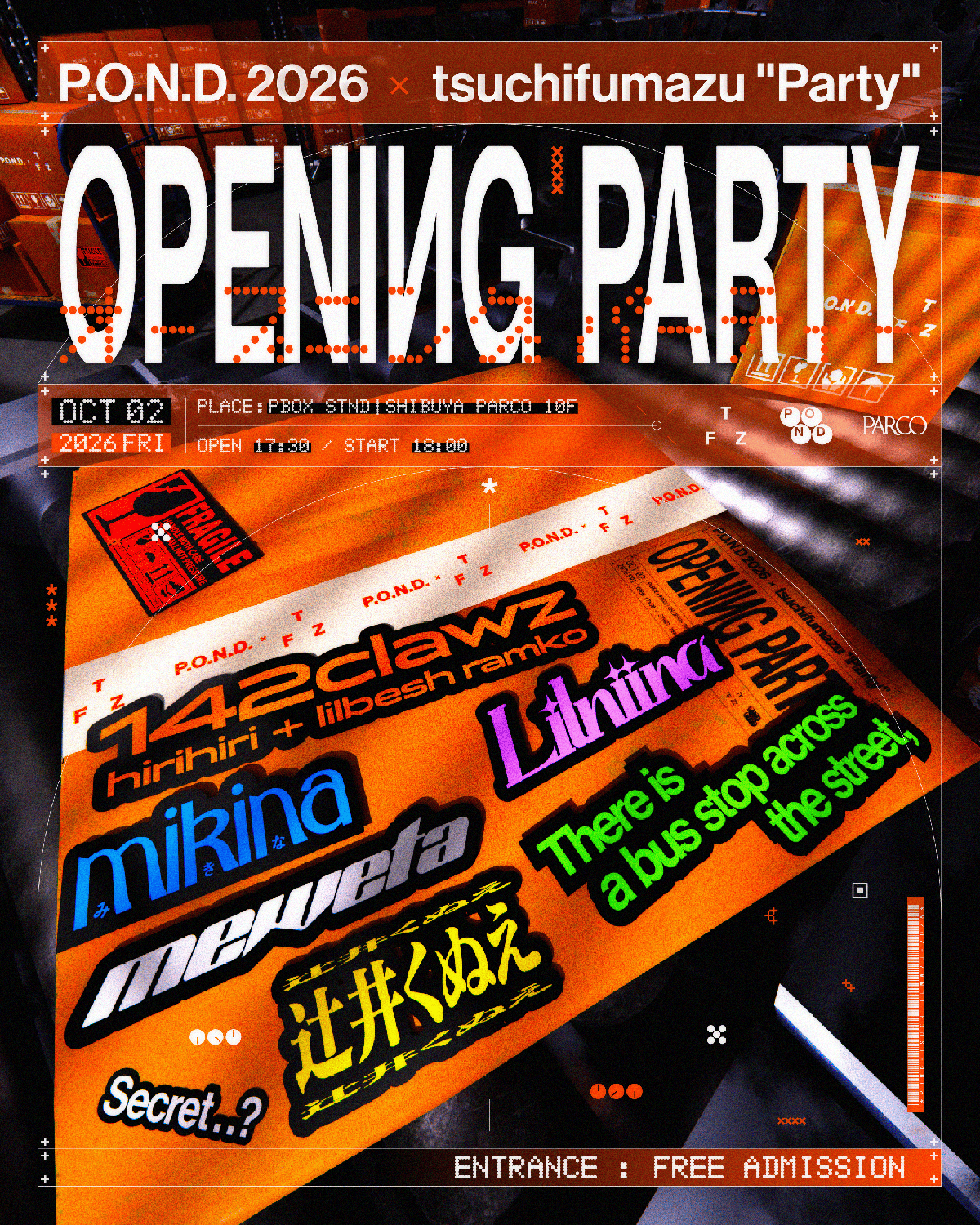 P.O.N.D. 2026 OPENING PARTY