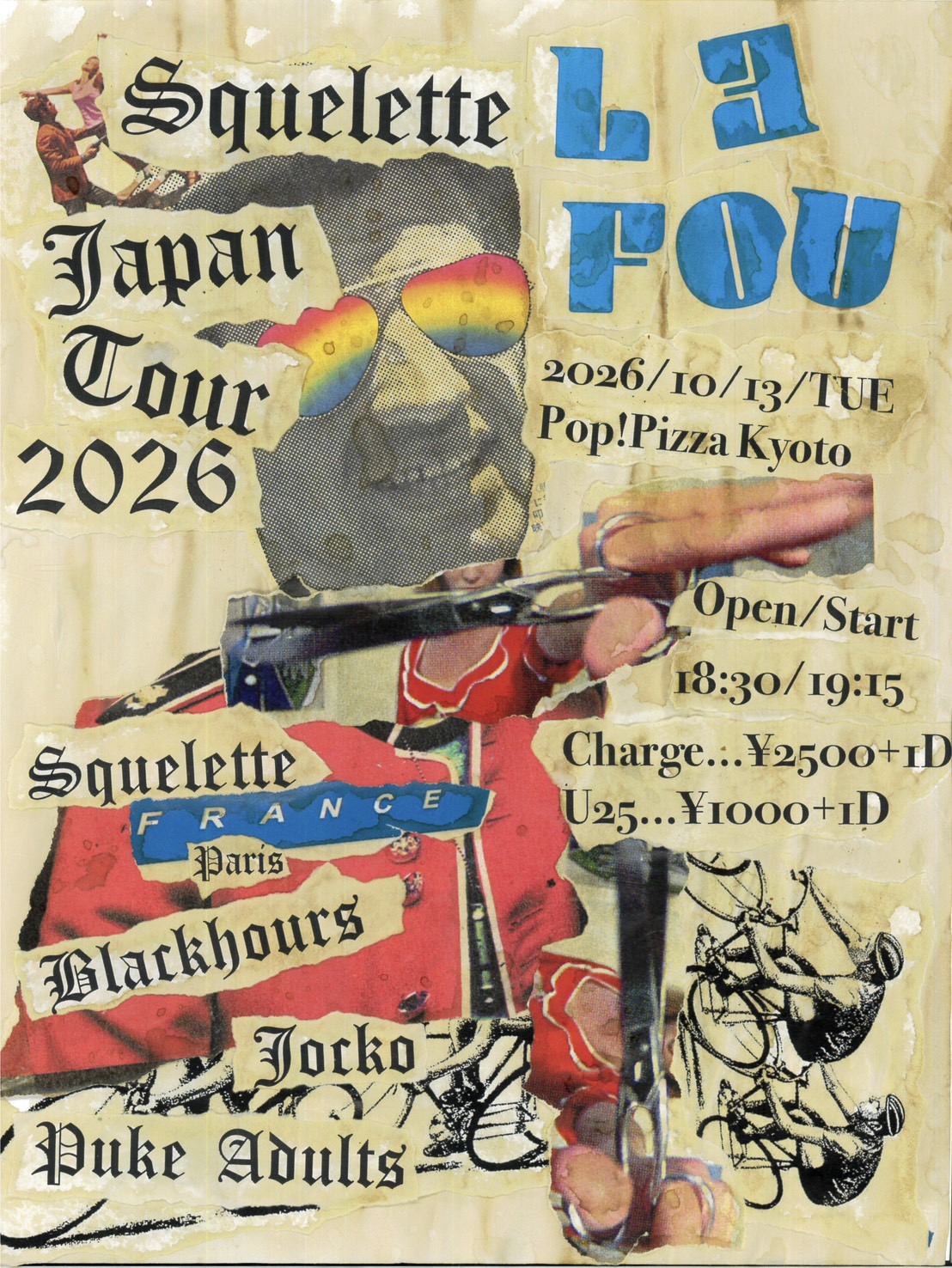 SQUELETTE Japan Tour 2026
