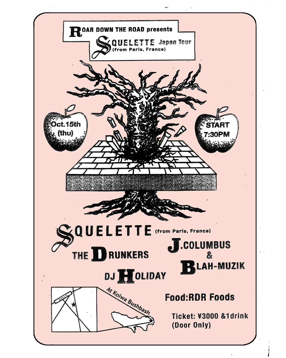 SQUELETTE Japan Tour 2026