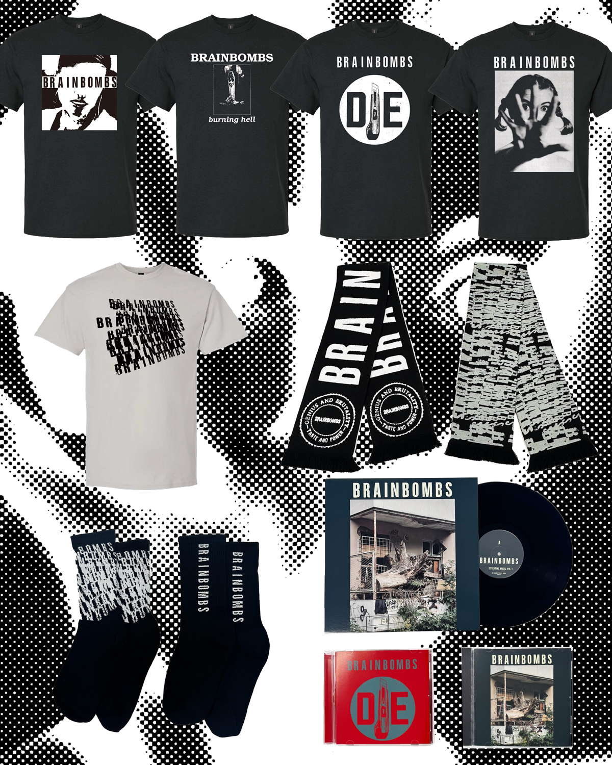 BRAINBOMBS Merchandise 2026 By CORNER PRINTING